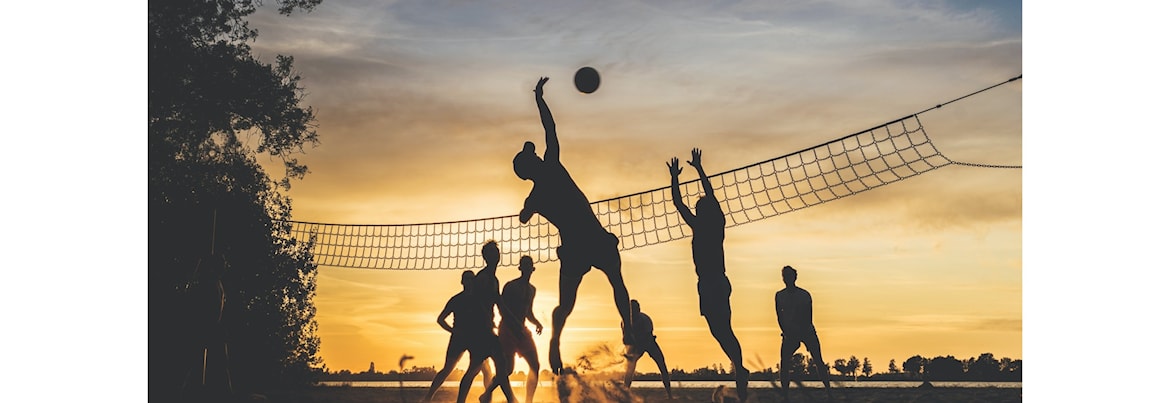 Volleyball training